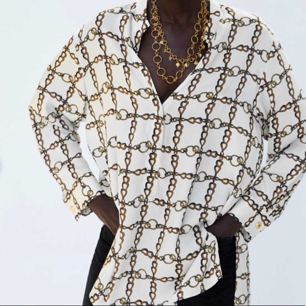 New with tags Zara tunic top shirt dress